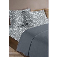 %100 Pamuk Olivia Indigo Çift Kişilik Pike Takımı 200 x 230 cm