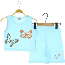 Kız Çocuk Şortlu Takım