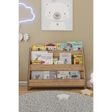 Zeo Wood Design Montessori Mdf Çocuk Kitaplığı