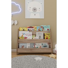 Zeo Wood Design Montessori Mdf Çocuk Kitaplığı