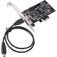 Quarter Stone Pcı-E Express Kart  1394A Ieee 1394B Denetleyici Kart Kablosu (Yurt Dışından)