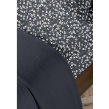 %100 Pamuk Olivia   Lacivert  Tek Kişilik Pike Takımı 160 x 230 cm