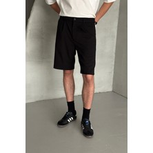 Erkek Pileli Baggy Şort