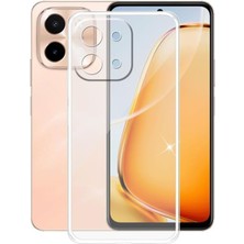  Vivo Y28 Kılıf Lüx Şeffaf Silikon Kılıf