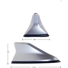Netron Chrysler Crossfine Uyumlu Balık Sırtı Shark Anten Gri