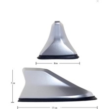 Netron Ford Custom Uyumlu Balık Sırtı Shark Anten Gri