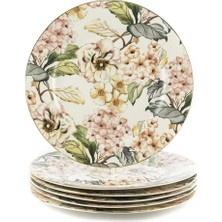 Mikasa Moor Floral Land 6'lı Pasta Tabağı 22 cm