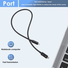 Quarter Stone Thunderbolt 3 Veri Kablosu Hızlı Iletim Için Typec Kablo - 50CM (Yurt Dışından)