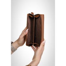 Mft Leather Kuvars 2718  Deri Fermuarlı Kadın Cüzdan