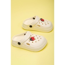Slipcat Unisex Çocuk Figürlü Sticker Sandalet-Terlik Rahat ve Esnek Taban ile Eğlenceli Tasarım