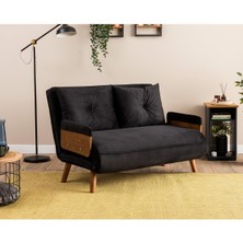 Pafu Cosmo Ikili Katlanır Yataklı Koltuk - Soho Siyah