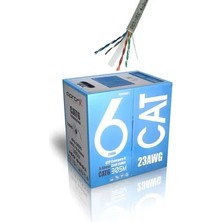 Apronx Cat6 23AWG 305Mt 0,50mm Gri Utp Kablo