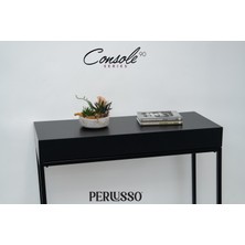PERLUSSO/CONSOLE90-Siyah-Lake Gizli Bölmeli Dresuar