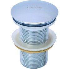 Lavabo Sifon Başlığı Pop-Up Taşmasız