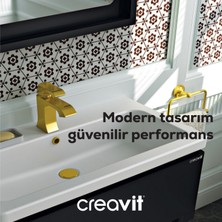 Lavabo Sifon Başlığı Pop-Up Taşmasız Altın