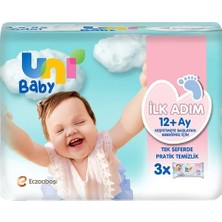 Uni Baby Islak Havlu Mendil İlk Adım 52 Yaprak (48 Li Set) 2496 Yaprak (16PK*3)