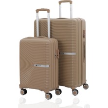 Mçs Polipropilen 2'li Valiz Seti Büyük & Kabin V374