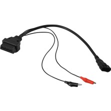 Stellar Fiat 3 Pin Lancia Için 16 Pin Obdıı Obd2 Obd-Iı Konnektör Adaptörü (Yurt Dışından)