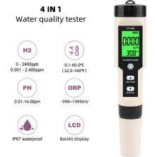 Stellar YY-400 Hidrojen Iyon Konsantrasyonu Su Test Kalemi Ph/orp/h2 ve Tem (Yurt Dışından)