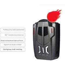 Araba Radar Hız Göstergesi Radar Hız Göstergesi Mobil Hız Dedektörü 12V Çok Yönlü LED Ekran Köpek Hız Göstergesi (Yurt Dışından)