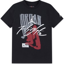 Nike Fadeaway Flıght Ss Siyah Tişört 95D929-023