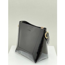 Krıste Bell 7417-R Rugan Siyah Kadın Çanta