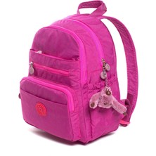 Kadın Günlük Sırt Çantası Su Geçirmez Krınkıl Kumaş, Küçük Boy, Çok Cepli MYP8745 Fuşya