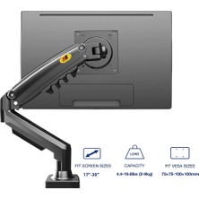 Daytona Nb F80 17-30 " LCD / LED Monitör Daytona Tutucu Kol 2-9 kg Amortisörlü Vesa Monitör Standı