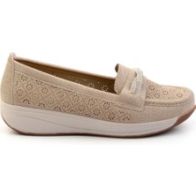 Bambi Vizon  Kadın Casual Ayakkabı K01536200409