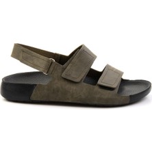 Bambi Siyah  Erkek Sandalet E05444010901