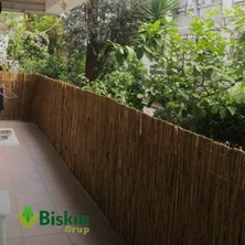 115CM Yükseklik x 250CM Genişlik Bambu Kamış Hasır Çit Dekoratif Bahçe Balkon ve Duvar Çiti Reed Fence