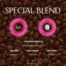 WillSavor Special Blend Arabica (Çekirdek Kahve) 250 gr