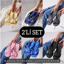 Slipcat 2'li Unisex Kaymaz Sokak Plaj Yazlık Gündelik terlik
