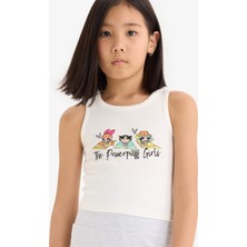 DeFacto PowerPuff Girls Bisiklet Yaka Atlet Kız Çocuk E6520A825HS