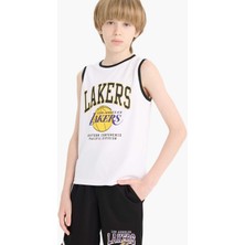 DeFacto NBA Los Angeles Lakers Bisiklet Yaka Atlet Erkek Çocuk E4845A825HS