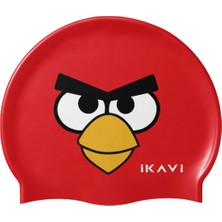 Ikavi Angry Birds Baskılı Silikon Yüzücü Bonesi