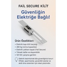 Linas Tırnaklı Elektronik Kapı Kilit Karşılığı(Enerji Yokken Kilitli)