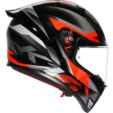 Agv K1 S E2206 Fastlap Black Grey Red Kapalı Kask