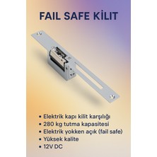 Linas Fail Safe Elektronik Kapı Kilit Karşılığı-(Enerji Yokken Açık )