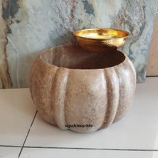 Noche Traverten Kavuk Model Mini Kurna