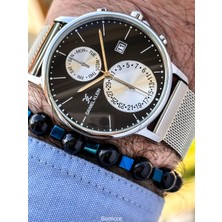 Daniel Klein,gümüş Renk,hasır Çelik Kordon Erkek Kol Saati Bileklik Hediyeli