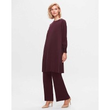 T25K-7015 Mıssdalıda Bol Paça Cupro Pantolon