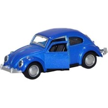 Çek Bırak Metal Retro Vosvos Araba  - 6636-18T (Lisinya)