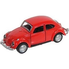Çek Bırak Metal Retro Vosvos Araba  - 6636-18T (Lisinya)