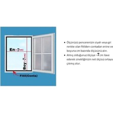 Battal Plise Sineklik Pileli Sürgülü Battal Kapı Sinekliği Akordiyon Sineklik