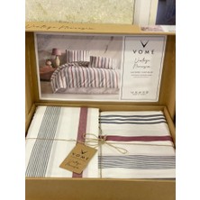 Vome Lacivert Çift Kişilik Nevresim Takımı