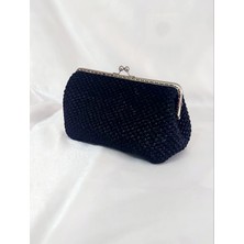 Umela Butik Siyah Bayan El Çantası