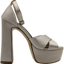 Sidonie | Abiye Platform Topuklu Ayakkabı - Sidonie - Bej - 36