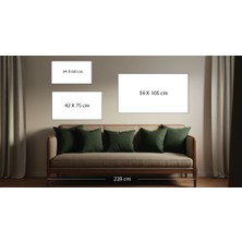 Sinan Grafik 5229-K Vema Erselnake Illa Rahmetenlil Alemin Kanvas Tablo