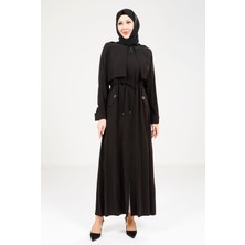 Beyza Trenç Ferace Siyah Renk 9205